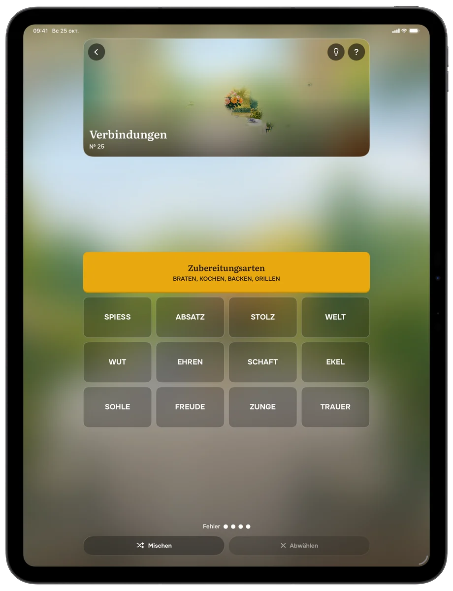 Verbindungen — Letriko (iPad)
